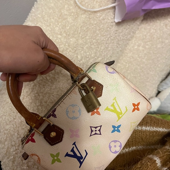 Authentic Louis Vuitton mini speedy multicolor - Picture 4 of 5
